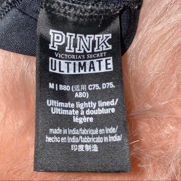 Victoria Secret Pink Ultimate Sports Bra Logo Band Medium - Picture 5 of 5